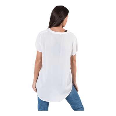 Molly Ss V-Neck White