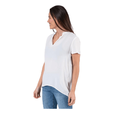 Molly Ss V-Neck White