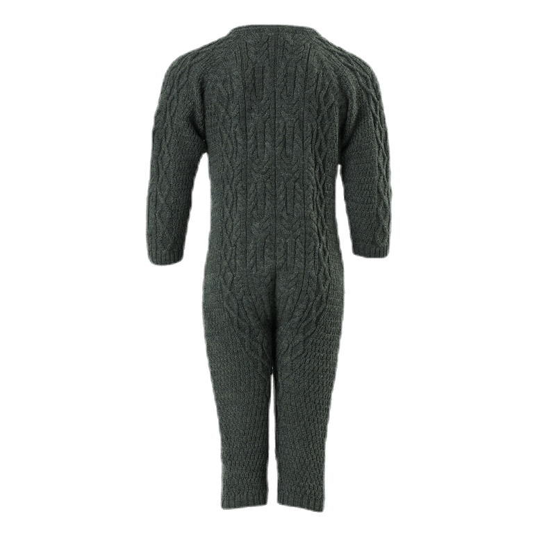 Wrilla Wool Ls Knit Suit Thyme