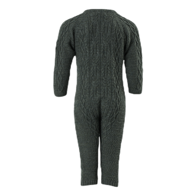 Wrilla Wool Ls Knit Suit Thyme