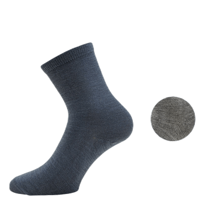 Wakta Wool/Vis 2P Sock Blue