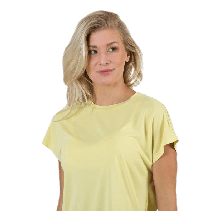 Free Life S/S O-Neck Top Jrs Yellow