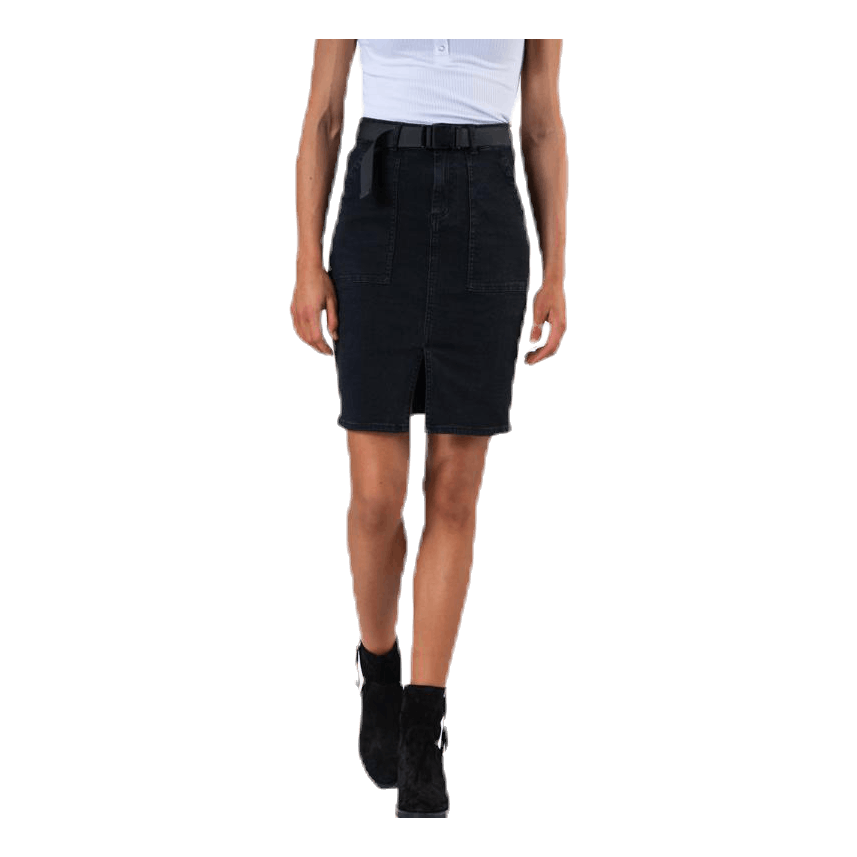 Nala Mw Pencil Buckle Skirt Black