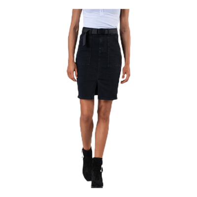 Nala Mw Pencil Buckle Skirt Black