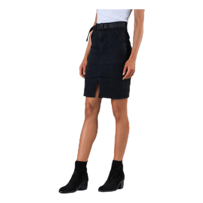 Nala Mw Pencil Buckle Skirt Black