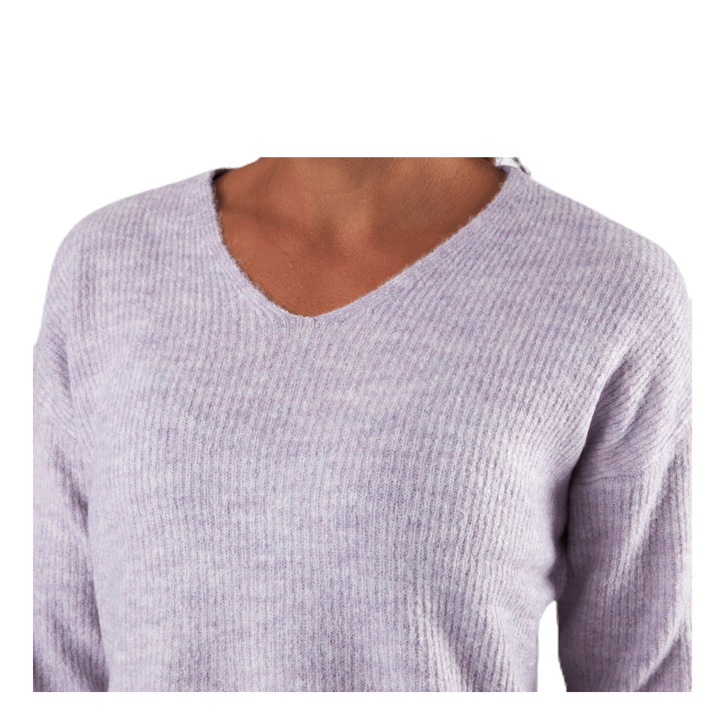 Camilla V-Neck L/S Pullover Knt Pink