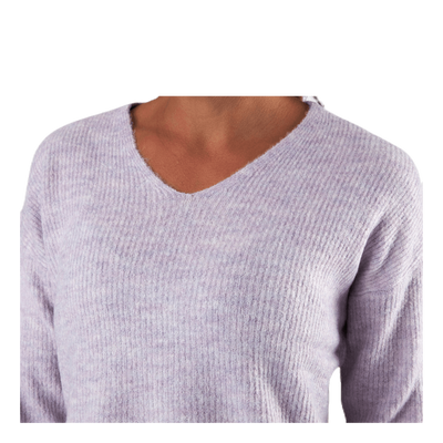 Camilla V-Neck L/S Pullover Knt Pink