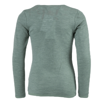 Wang Wool Needle Ls Top Green