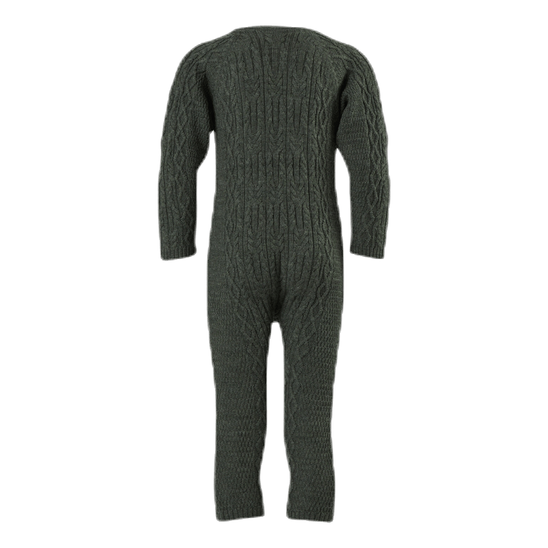 Wrilla Wool Ls Knit Suit Thyme