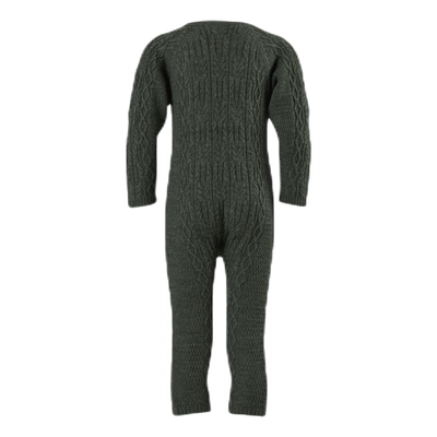 Wrilla Wool Ls Knit Suit Thyme