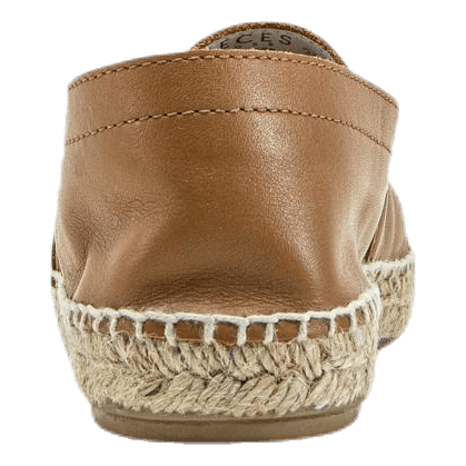 Katie Leather Espadrille Brown