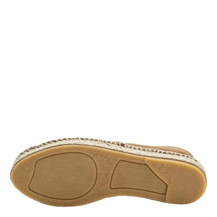 Katie Leather Espadrille Brown