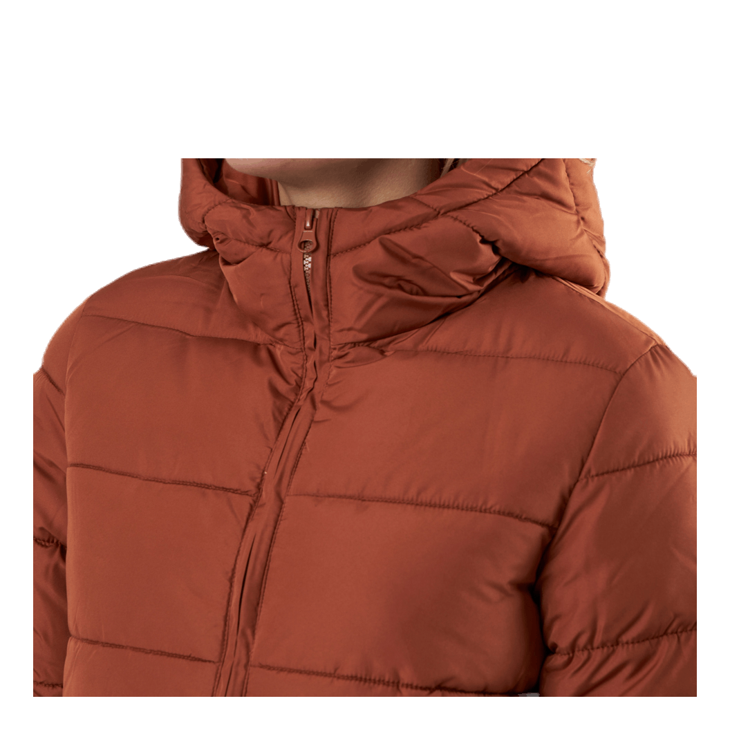 Bee Short Padded Jacket Brown