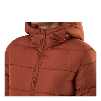 Bee Short Padded Jacket Brown