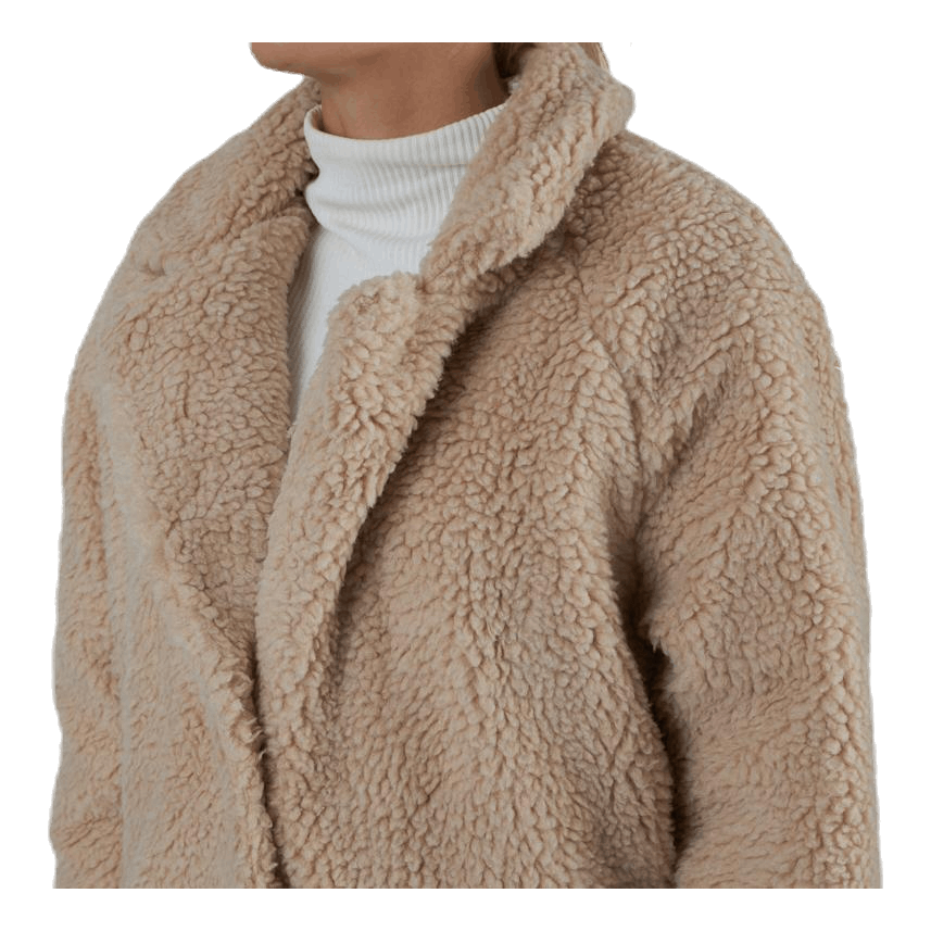 Aurelia Sherpa Coat Otw Beige