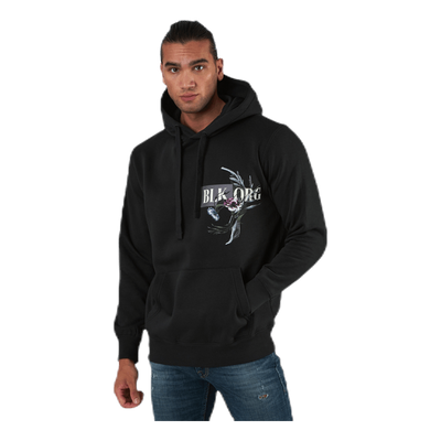 Jade Sweat Hood Black