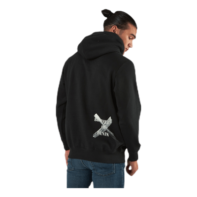 Jade Sweat Hood Black