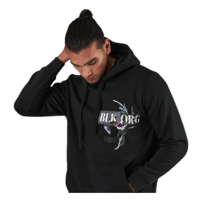 Jade Sweat Hood Black