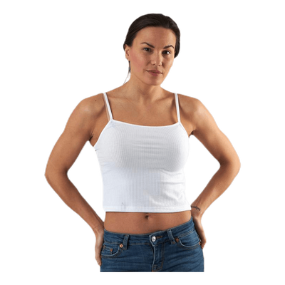 Larra Cropped Singlet Jrs White