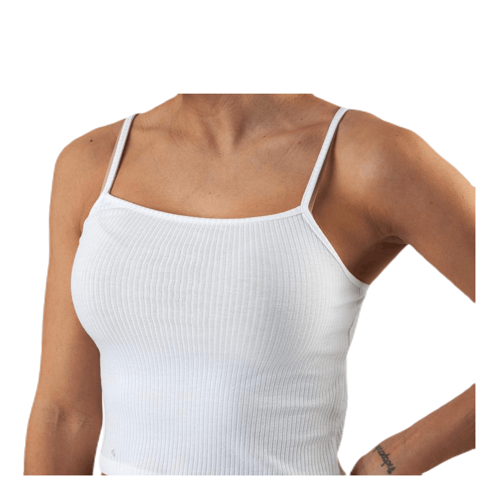 Larra Cropped Singlet Jrs White