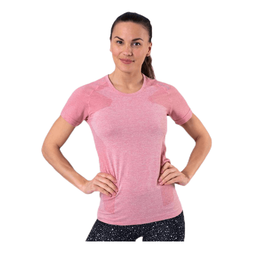 Vanilla Melange Seamless S/S Tee Pink