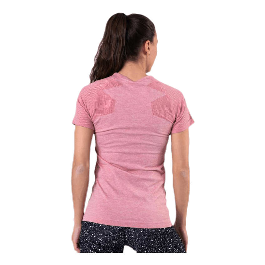 Vanilla Melange Seamless S/S Tee Pink