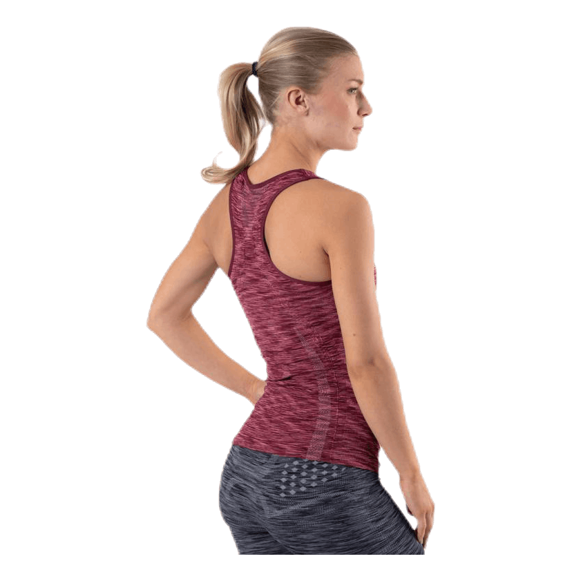 Acir Seamless Melange Top Red