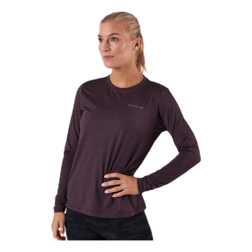 Maje Melange L-S Tee Purple