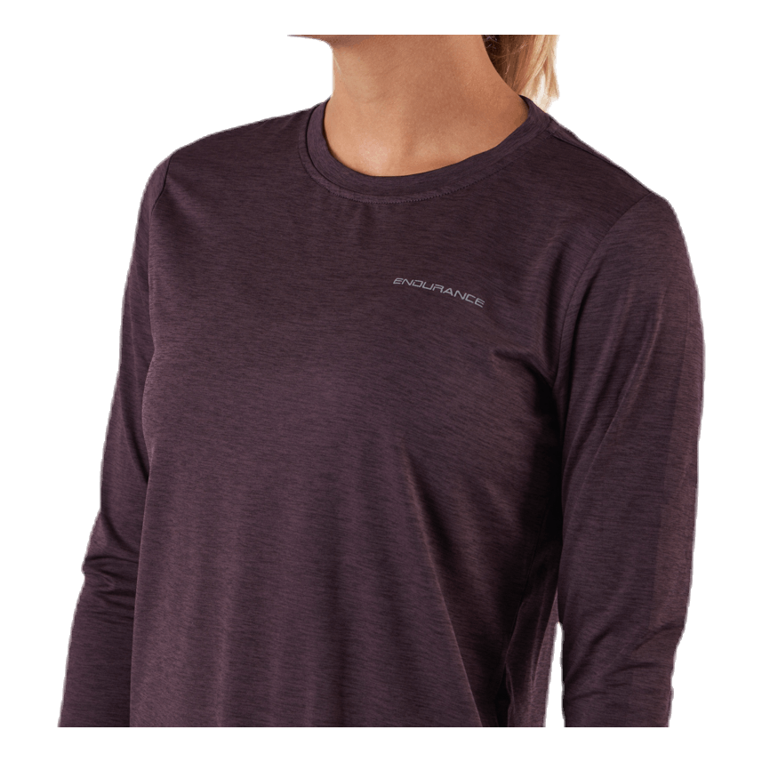 Maje Melange L-S Tee Purple