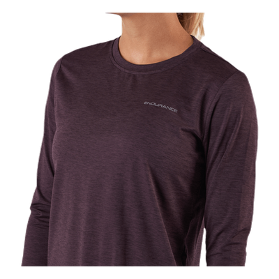 Maje Melange L-S Tee Purple