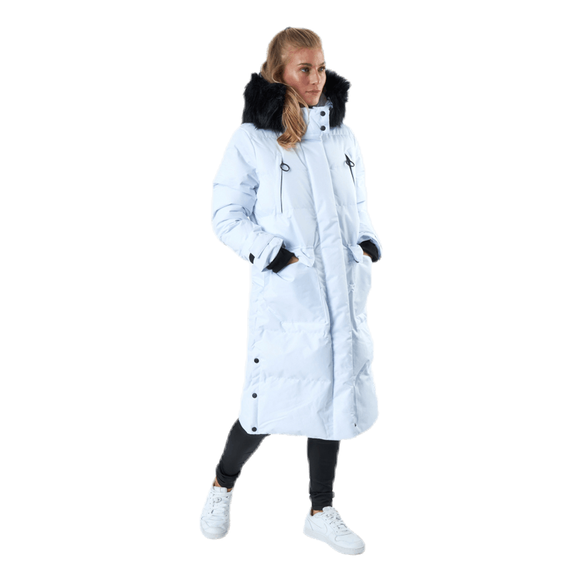 Frida Long Puffer Jacket White