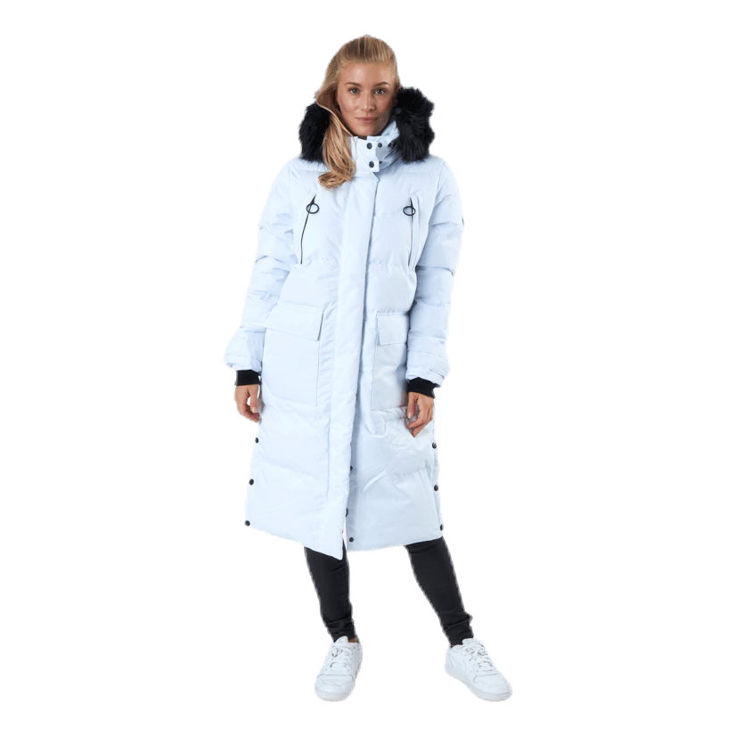 Frida Long Puffer Jacket White