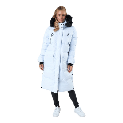 Frida Long Puffer Jacket White