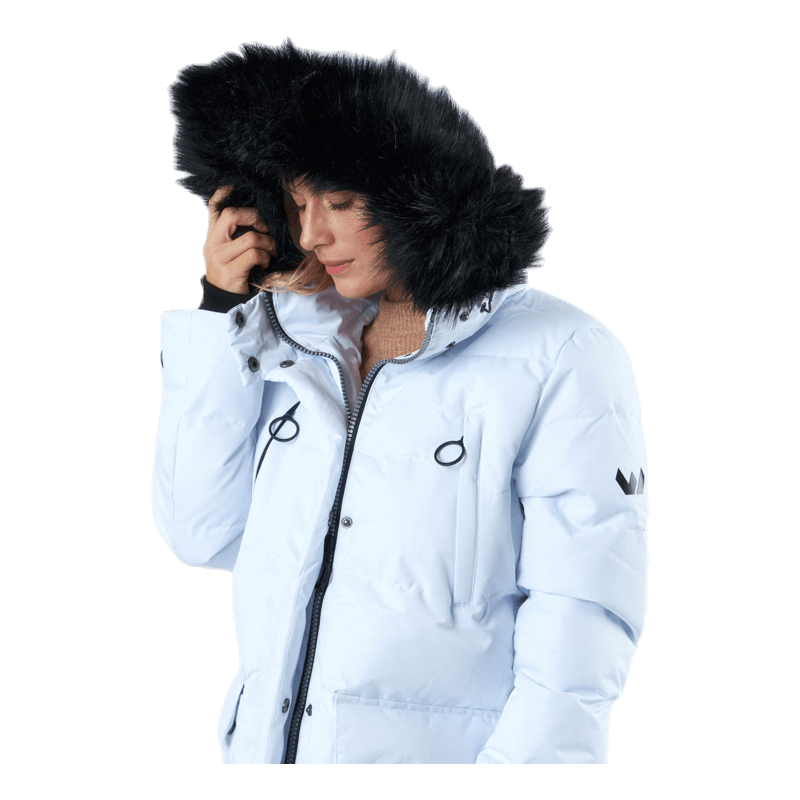 Frida Long Puffer Jacket White