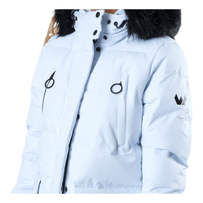 Frida Long Puffer Jacket White