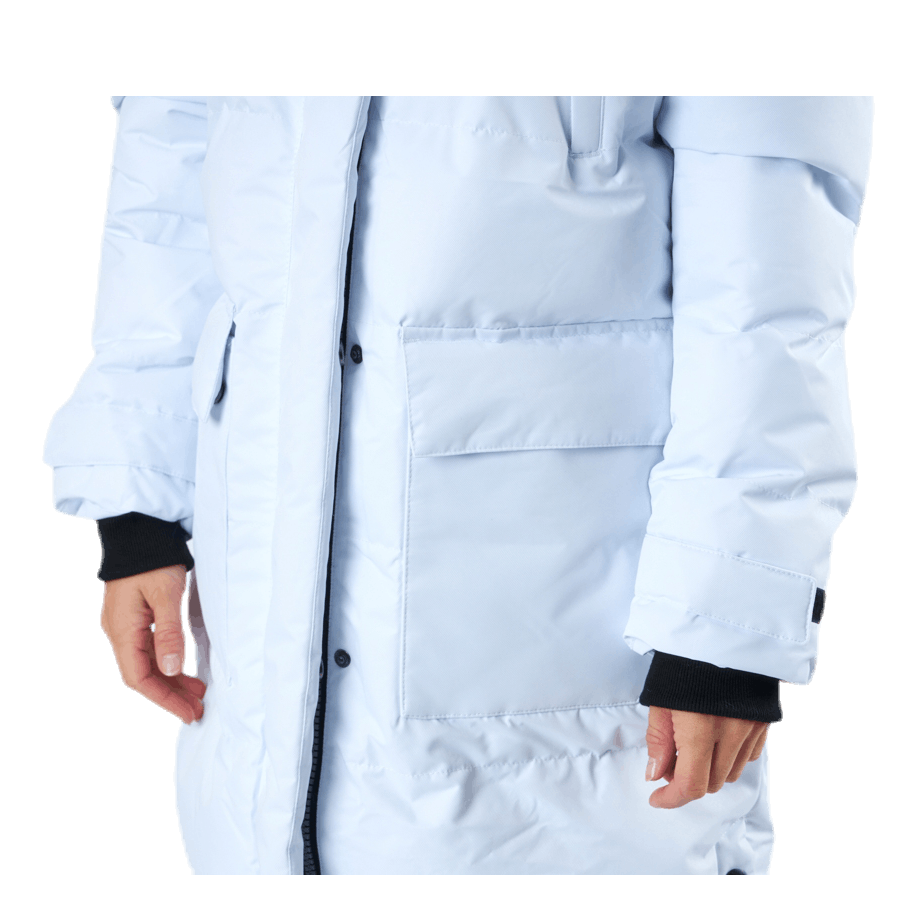 Frida Long Puffer Jacket White