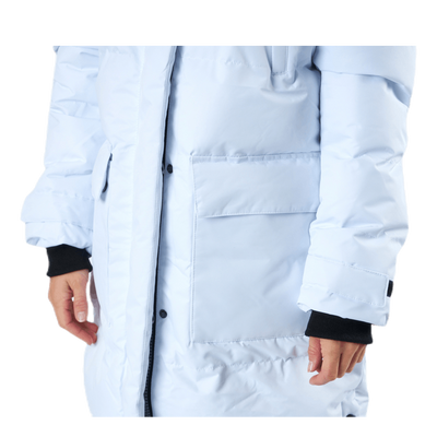 Frida Long Puffer Jacket White