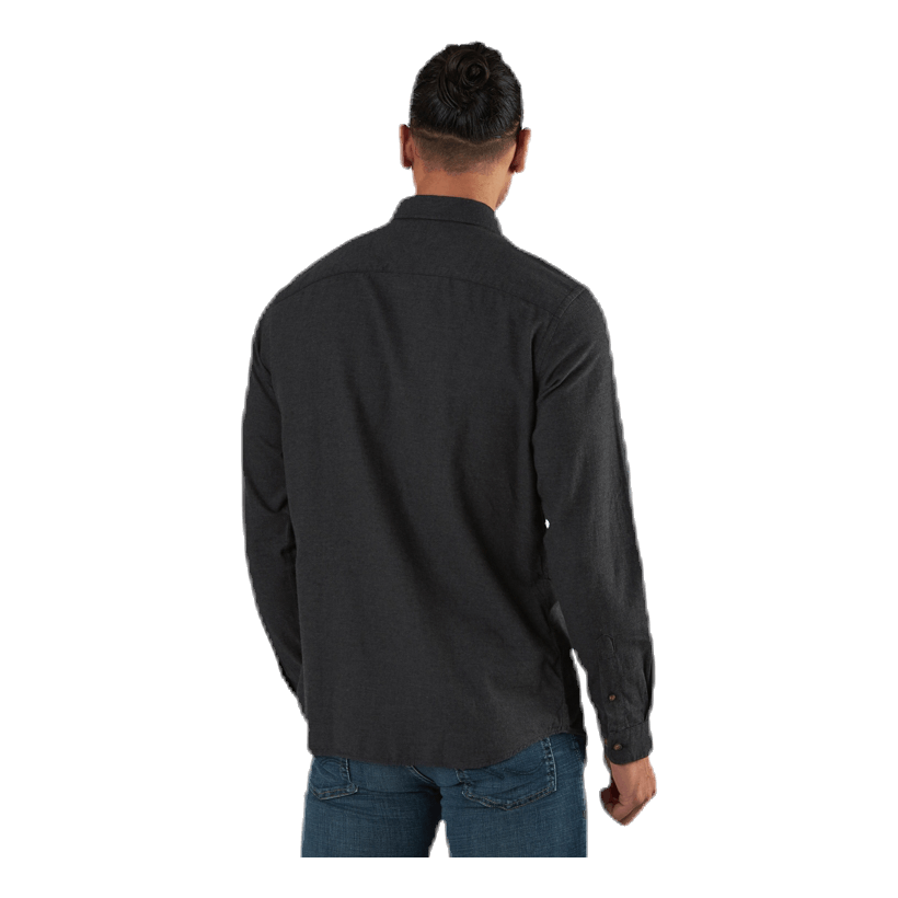 Classic Melange Shirt L/S Grey