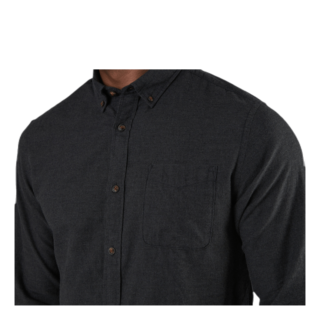 Classic Melange Shirt L/S Grey