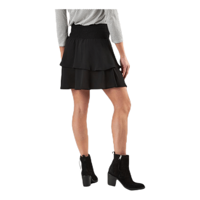 Mariana Myrina Layered Smocskirt Wvn Black