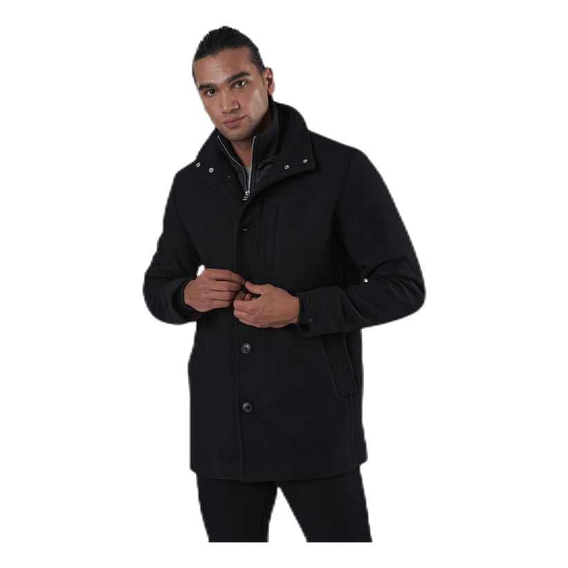 Dual Wool Jacket Black