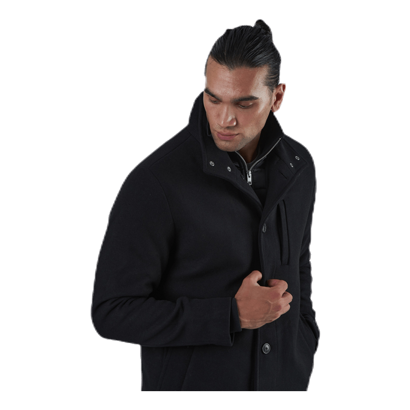 Dual Wool Jacket Black