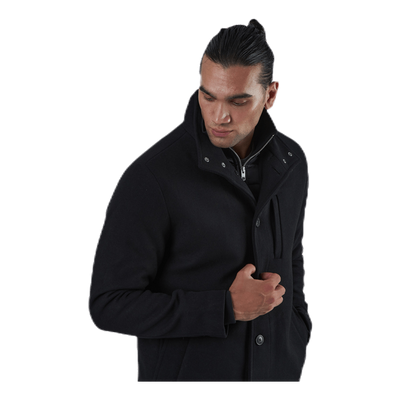 Dual Wool Jacket Black