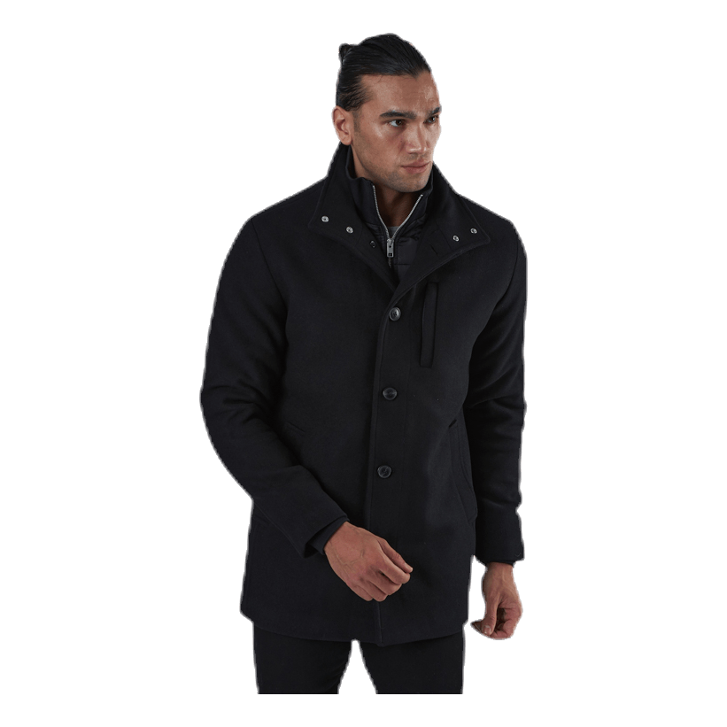 Dual Wool Jacket Black