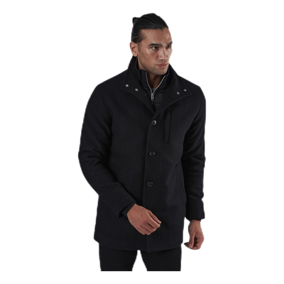 Dual Wool Jacket Black