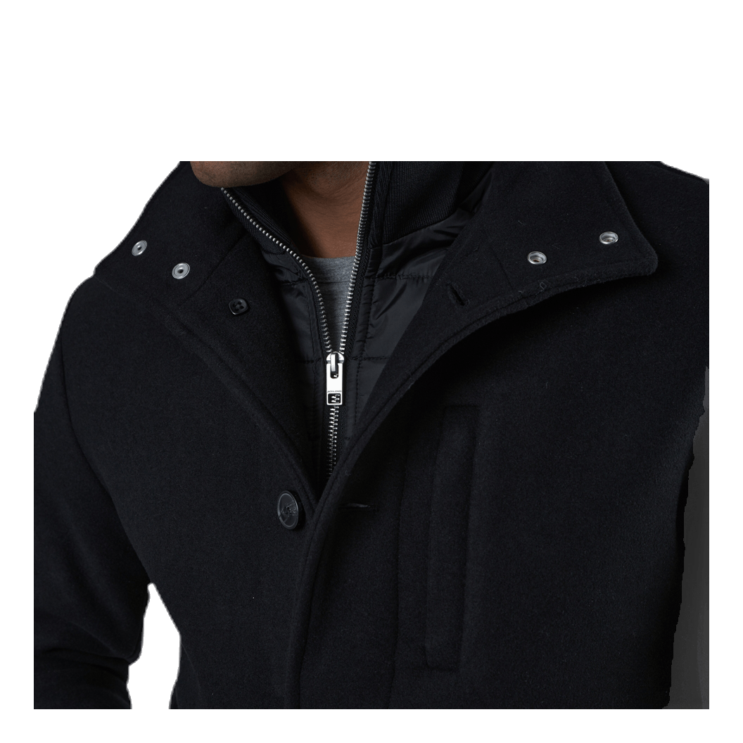 Dual Wool Jacket Black