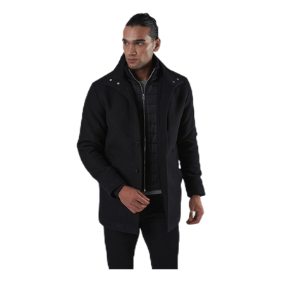 Dual Wool Jacket Black