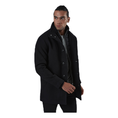 Dual Wool Jacket Black