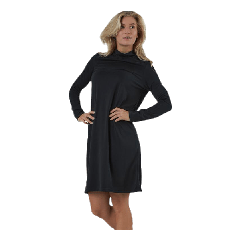 Bamala T-Neck Ls Dress Black