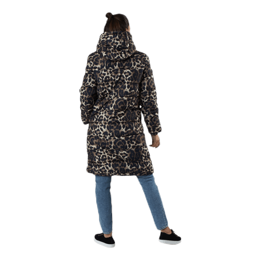 Bee Long Padded Jacket Black